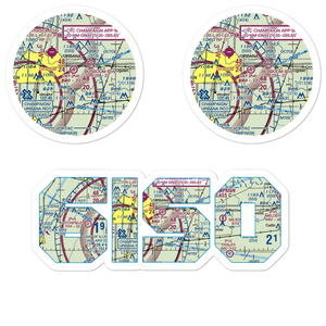 Day Aero-Place Airport (6IS0) VFR Sectional Sticker Pack