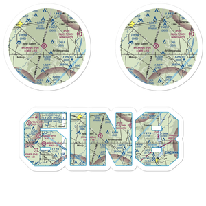 Mcminn Airport (6IN8) VFR Sectional Sticker Pack