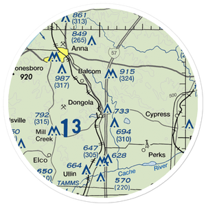 Keil Airport (6IL5) VFR Sectional Sticker (20 mile)