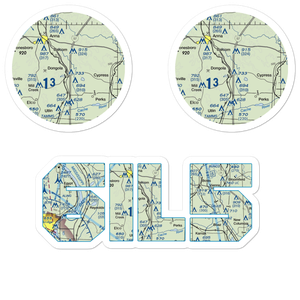 Keil Airport (6IL5) VFR Sectional Sticker Pack