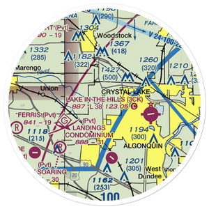 Phyllis Field (6IL2) VFR Sectional Sticker (20 mile)