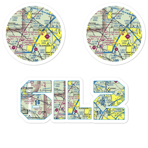 Phyllis Field (6IL2) VFR Sectional Sticker Pack