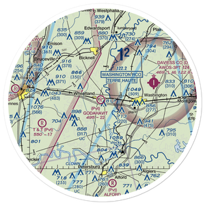 Godahavit Airport (6II8) VFR Sectional Sticker (30 mile)