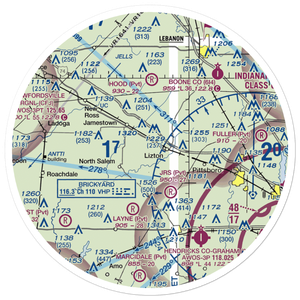 Bergs Airport (6II7) VFR Sectional Sticker (30 mile)