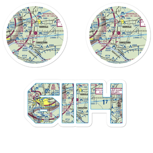 Cornell Airport (6II4) VFR Sectional Sticker Pack