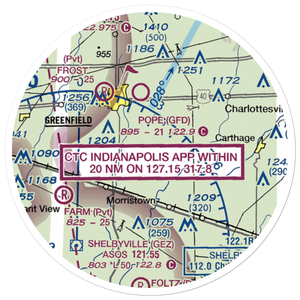 Willis Airport Site No. 2 Airport (6II2) VFR Sectional Sticker (20 mile)