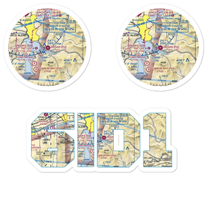 Regan Ranch Airport (6ID1) VFR Sectional Sticker Pack