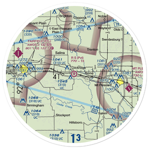 R S Auto Airport (6IA7) VFR Sectional Sticker (30 mile)