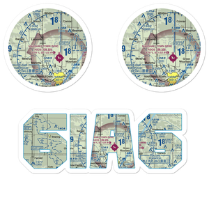 Leise Airport (6IA6) VFR Sectional Sticker Pack