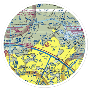 Stoney Point Field (6GA0) VFR Sectional Sticker (30 mile)