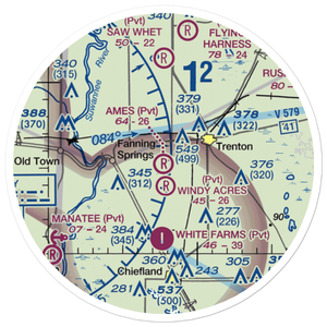 Ames Field (6FL8) VFR Sectional Sticker (20 mile)