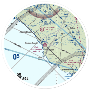 Sylvanmir Farms Airport (6FL4) VFR Sectional Sticker (30 mile)