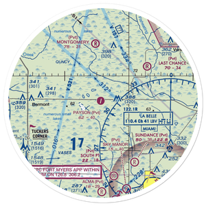 Payson Ranch Airport (6FL3) VFR Sectional Sticker (30 mile)