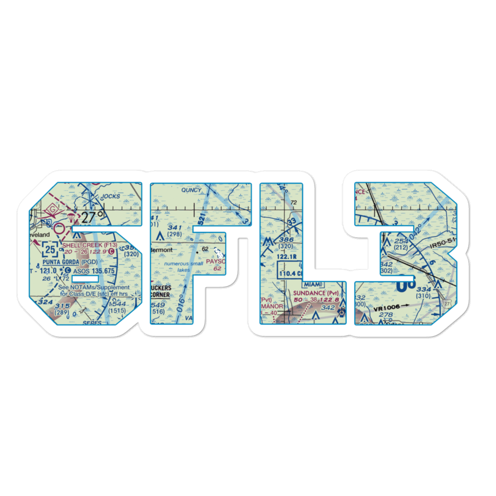 Payson Ranch Airport (6FL3) VFR Sectional Sticker 
