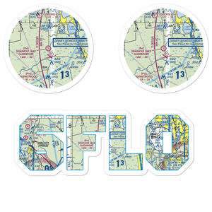 Seminole Lake Gliderport (6FL0) VFR Sectional Sticker Pack