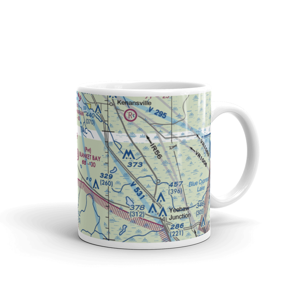 Blanket Bay Airport (6FD5) VFR Sectional  Mug 