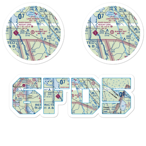 Blanket Bay Airport (6FD5) VFR Sectional Sticker Pack