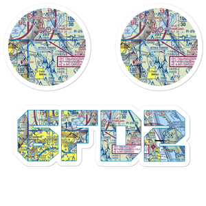 Big Oaks Ranch Airport (6FD2) VFR Sectional Sticker Pack