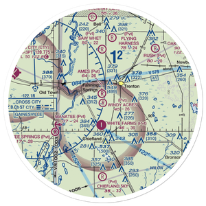 Windy Acres Airport (6FD0) VFR Sectional Sticker (30 mile)