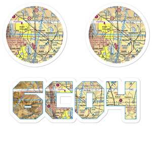 Hat-Field STOLport (6CO4) VFR Sectional Sticker Pack