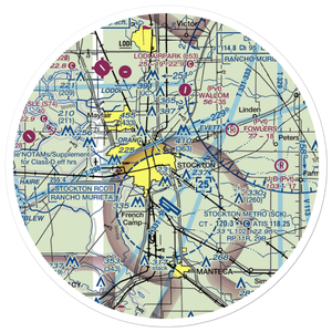 Harley Airport (6CL8) VFR Sectional Sticker (30 mile)