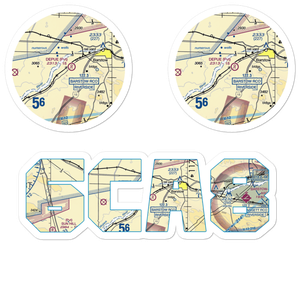 Depue Airport (6CA8) VFR Sectional Sticker Pack