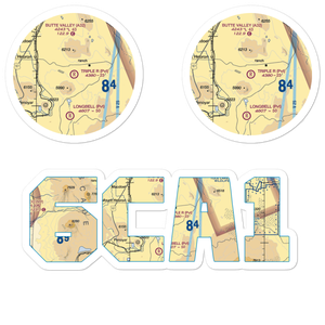 Triple R Ranch Airport (6CA1) VFR Sectional Sticker Pack