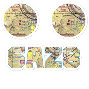 Flying Diamond Airport (6AZ8) VFR Sectional Sticker Pack