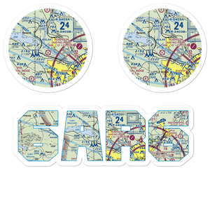 Two Rivers Airport (6AR6) VFR Sectional Sticker Pack