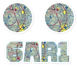 Elder Airstrip (6AR1) VFR Sectional Sticker Pack