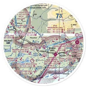 Cizek North Airport (6AK9) VFR Sectional Sticker (30 mile)