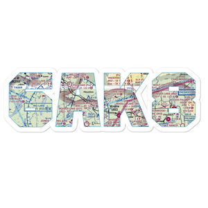 Tulakes Airport (6AK8) VFR Sectional Sticker