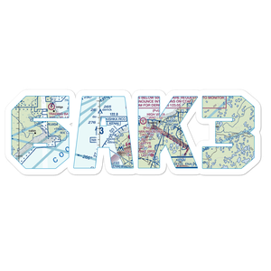 Butler Aviation Airport (6AK3) VFR Sectional Sticker