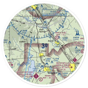 Richey Airfield (69XA) VFR Sectional Sticker (30 mile)