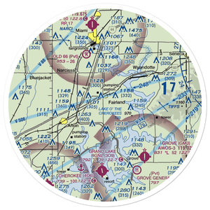 Green Country Airpark (69OK) VFR Sectional Sticker (30 mile)
