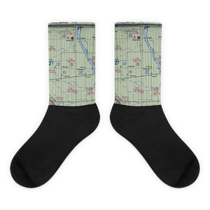 Tengesdal Airport (69ND) VFR Sectional Socks
