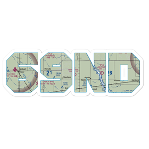 Tengesdal Airport (69ND) VFR Sectional Sticker