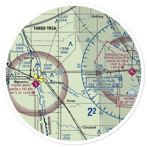 Yaggie Private Airport (69MN) VFR Sectional Sticker (30 mile)