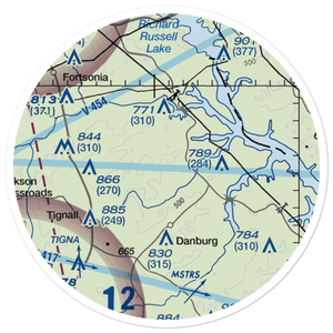 Great Oaks Airport (69GE) VFR Sectional Sticker (20 mile)