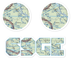 Great Oaks Airport (69GE) VFR Sectional Sticker Pack