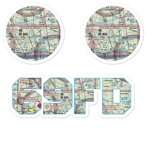 Unicorn Place Airport (69FD) VFR Sectional Sticker Pack