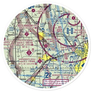 Medlock Field (69CL) VFR Sectional Sticker (30 mile)