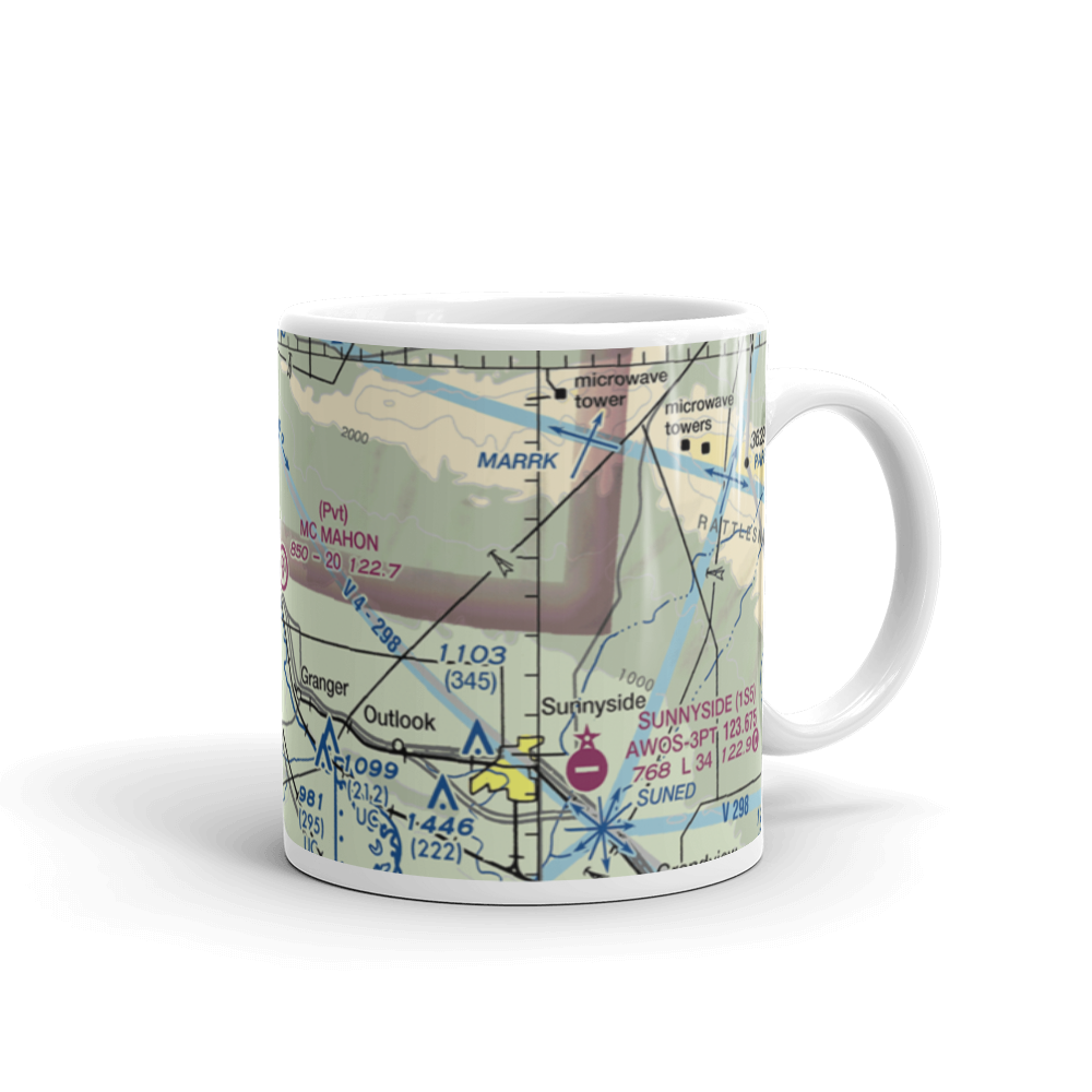 Mc Mahon Field (68WA) VFR Sectional  Mug 