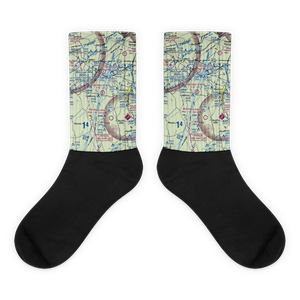 Winstead '76' Airport (68NC) VFR Sectional Socks