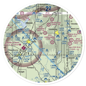 Cloud 9 Airport (68KS) VFR Sectional Sticker (30 mile)