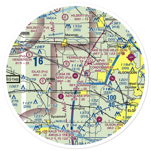 Casa De Aero Park Airport (68IS) VFR Sectional Sticker (30 mile)