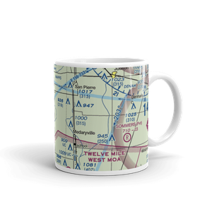 Alley Oop Airport (68IN) VFR Sectional  Mug