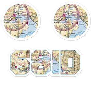 Rapoport Ranch Airport (68ID) VFR Sectional Sticker Pack