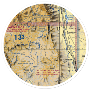 Porter Ranch Airport (68CN) VFR Sectional Sticker (30 mile)