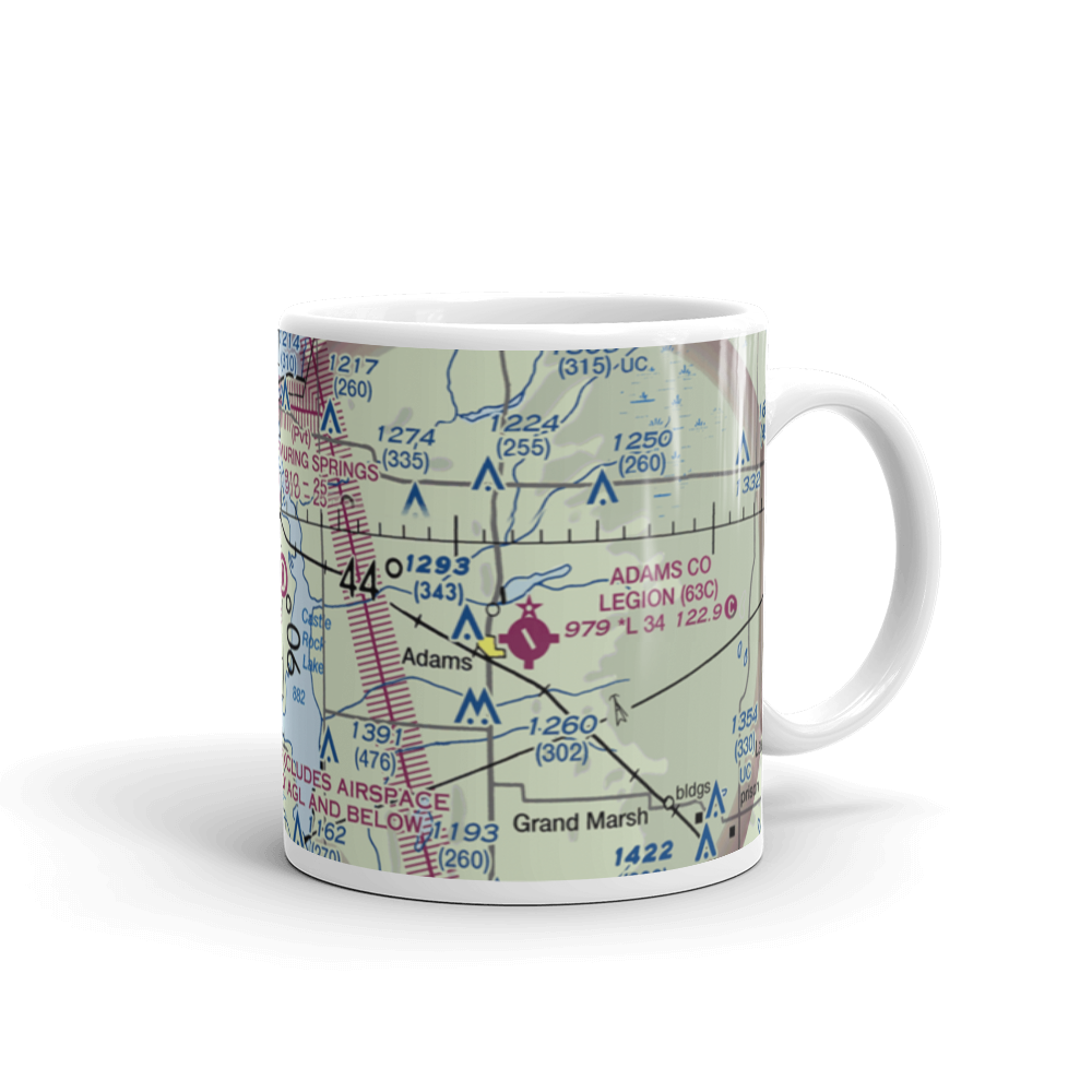 Accurate Airport (67WI) VFR Sectional  Mug 